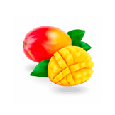 Presentación en vaso del cóctel Pulpa de mango