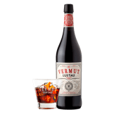 Presentación en vaso del cóctel Vermouth Rojo/Rosso