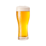 Presentación en vaso del cóctel Cerveza rubia